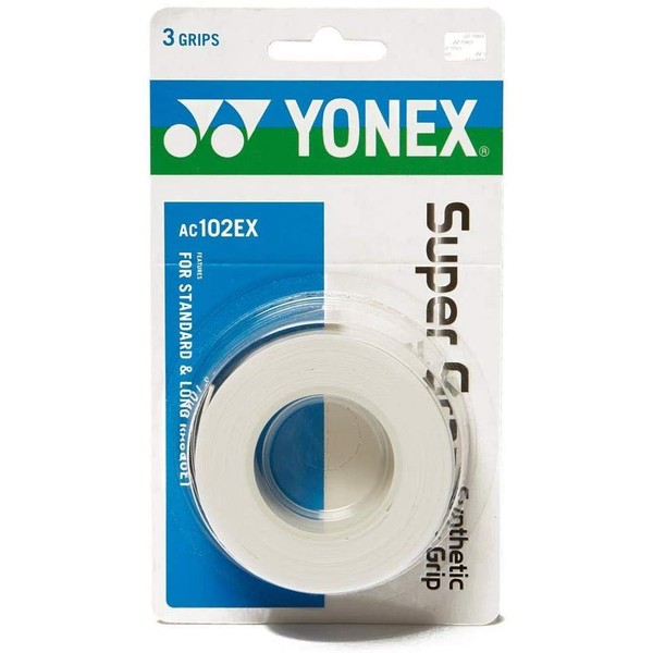 Yonex Super Grap Overgrip 3 Pack (White)