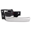 TRQ Front Left Interior Door Handle Silver Drivers Side Compatible