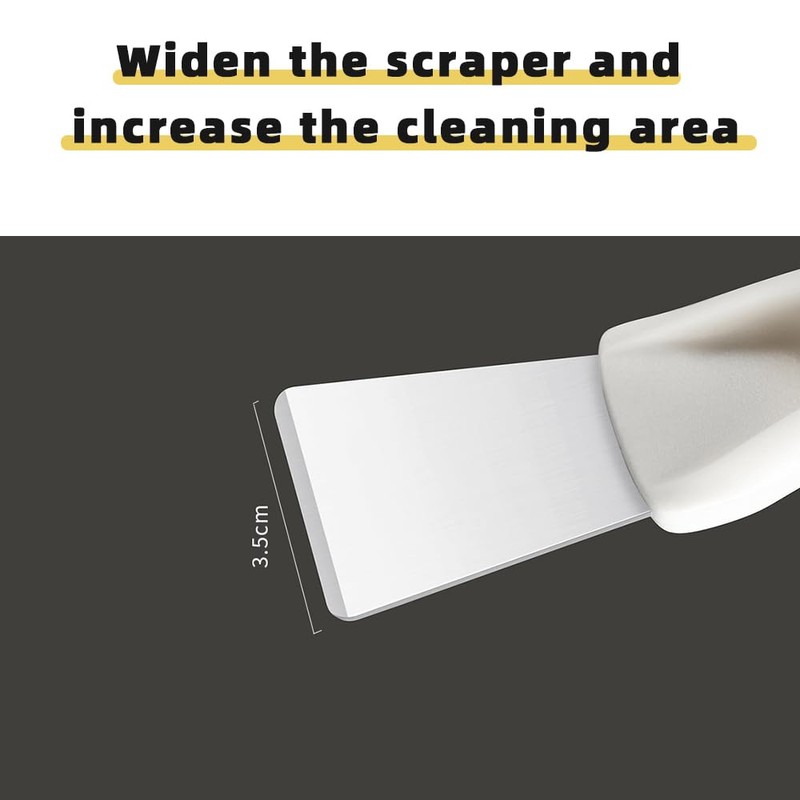 OKEMISS Multifunctional 3 in 1 Double Head Cleaning Brush Scraper