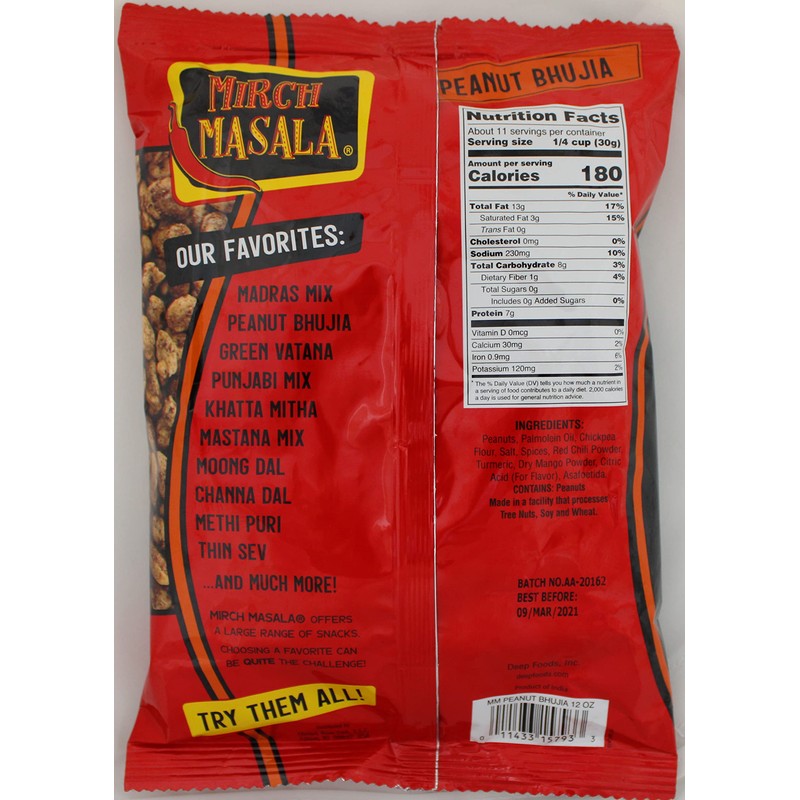 Peanut Bhujia 12oz.