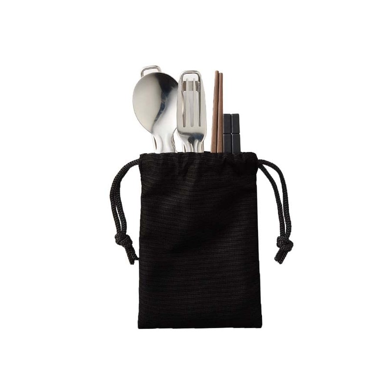 Cutlery Set, Stainless Steel, 3-Piece Set, For Camping, Outdoors, Solo