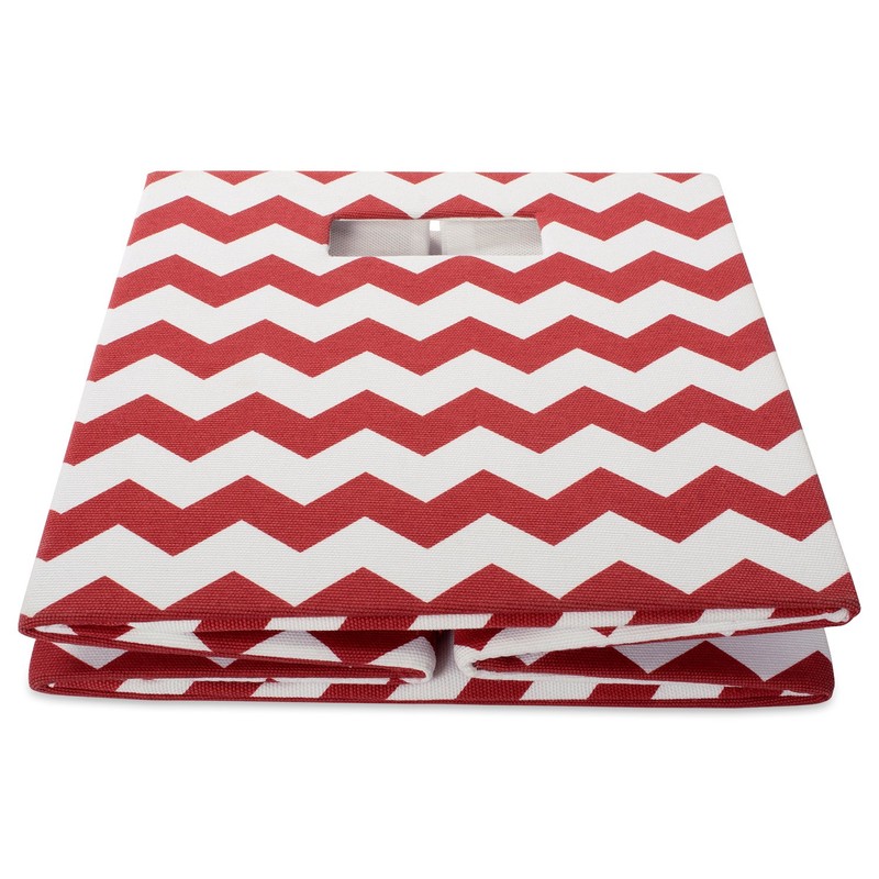 DII Hard Sided Collapsible Fabric Storage Container for Nursery, Offices,