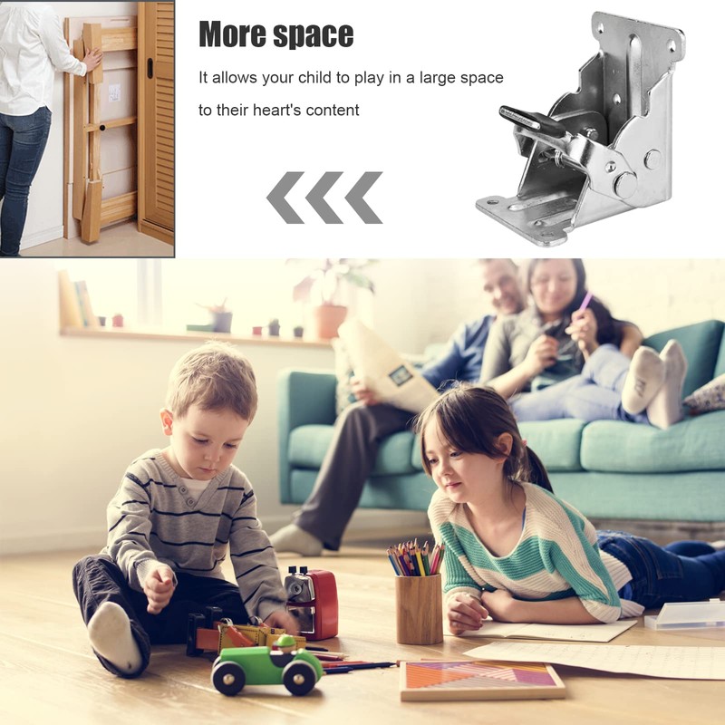 Folding Hinge Pack of 2 Table Legs Folding Locking Table