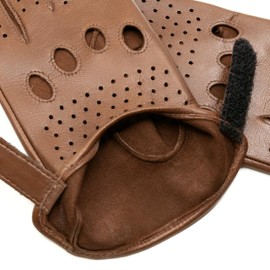 GLOVE STORY Damen-Fahrhandschuhe aus Lammleder Cork Ungefüttert | Natürlicher Stil & Taktile Freiheit | Raffinierte Handschuhe für Elegantes Fahren & Subtilen Look