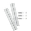 Yeecheng 2PCS Silver 10-Inch Heavy Duty Stainless Steel Piano Hinge,2"