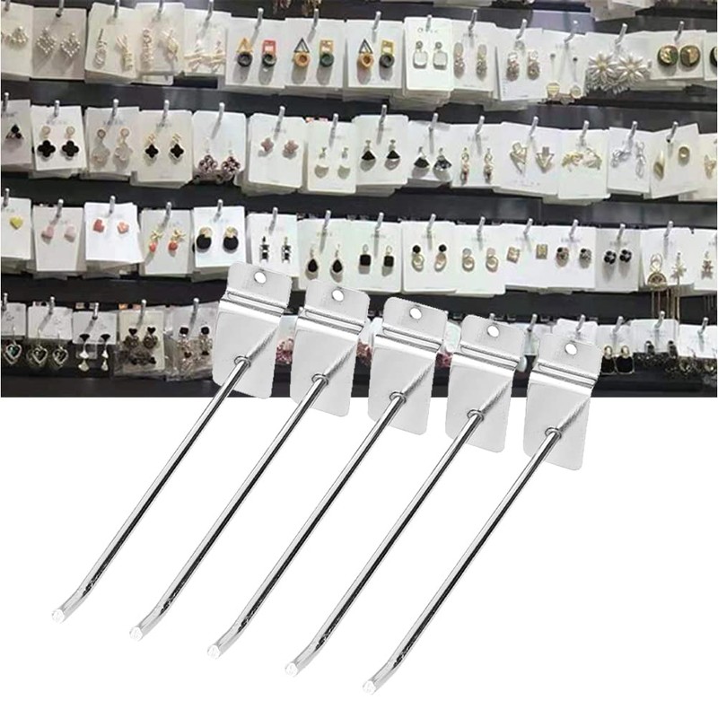 25 Pcs Pegboard Hooks,15cm/6 Inch Heavy Duty Metal Wall Display