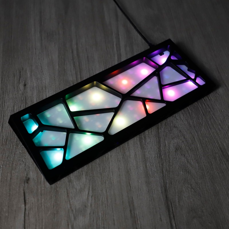 YMDK 60% Hollow60 GH60 Aluminum Case for Wooting60HE Poker2 Pok3r