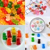 Gummy molds silicone gummy bear mold mini size，32pcs non-stick silicone