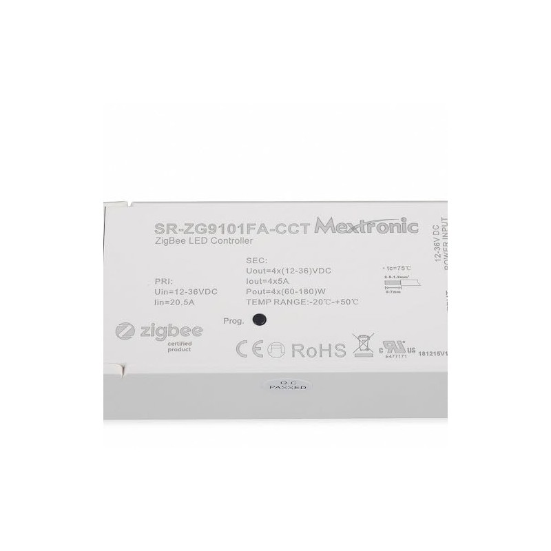 LED CONNEX Zigbee Tunable White Dimmer 12-36V DC to 4x5A