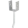 U-Shaped Post Anchor with Concrete Anchor made from Round Steel,
