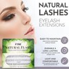 Natural Lashes by FYNE – 60 Medium Cluster Lashes per