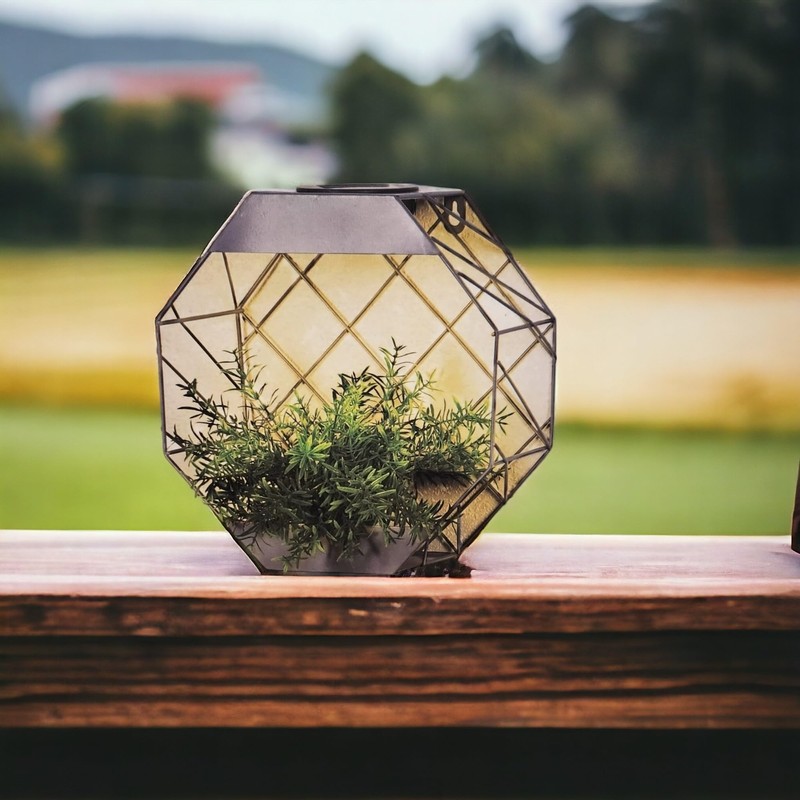 DIVAS SPIRITUAL Hexagonal Wall Planter Grey (Grey)