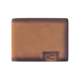 camel active Dallas Men's Wallet Small Landscape Format RFID Leather Small Cognac Brown, cognac brown, 000244