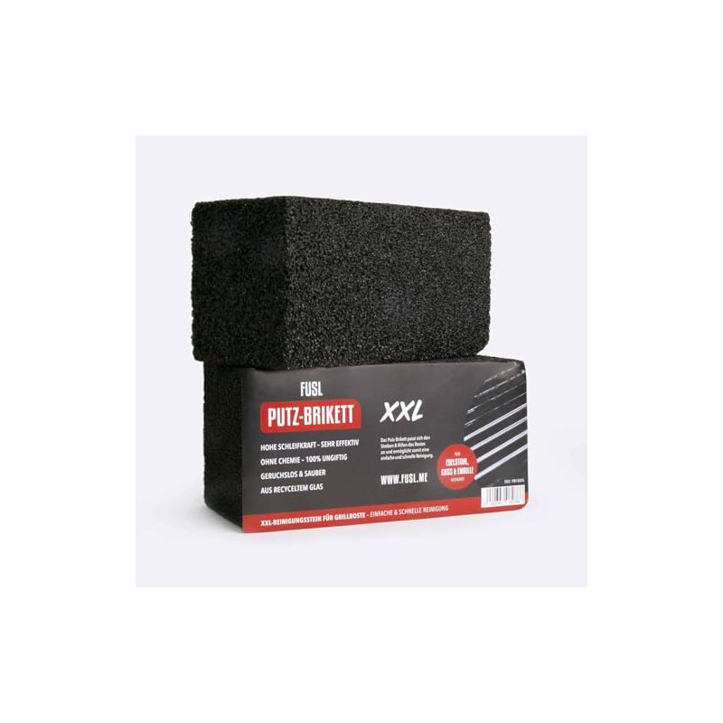 FUSL Cleaning briquette grill cleaning XXL, cleaning stone, pumice stone,