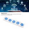 Ausla 30pcs NFC PVC -Aufkleber Wassersicher, 504 Bytes Programmierbare NFC