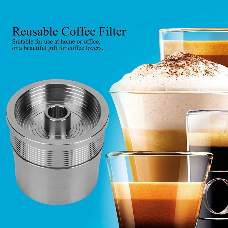 Stainless Steel Reusable Coffee Filter Capsule Set Coffee Maker Parts