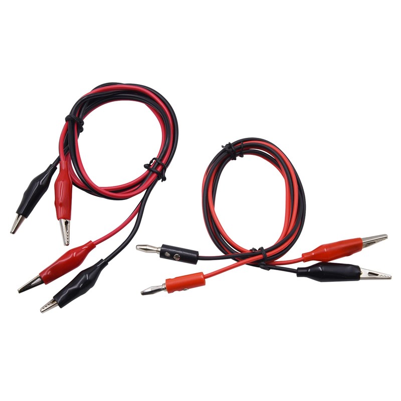 Blomiky 1M 1 Red and 1 Black 2 Wire Alligator