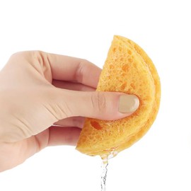 40 Pieces Small Round Face Sponges Compressed Makeup Sponges Face Wash Sponge Exfoliating Sponge Cosmetic Cleaning Pads Makeup Removal Sponges for Daily Use White