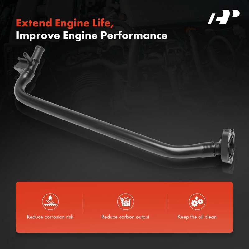 A-Premium Engine Crankcase Breather Hose Compatible with Toyota Tacoma 2005-2023,