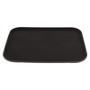 G.E.T. NS-1216-BK BPA-Free Non-Slip Plastic Rectangular Serving Tray, 12" x