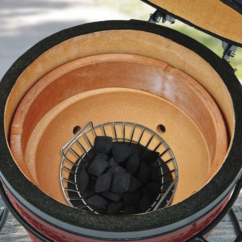 only fire #8568 Stainless Steel Charcoal Ash Basket with Handles