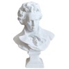 EXCEART Resin Sketch Figures Beethoven Bust Statue Figures Plaster Line
