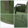 Collapsible Garden Bag Canvas Reusable Gardening Bag Water Resistant Garden
