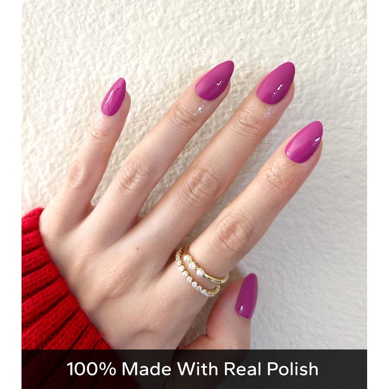 Nail Polish Strips, 20Pcs Salon Quality Gel Nail Stickers, Easy