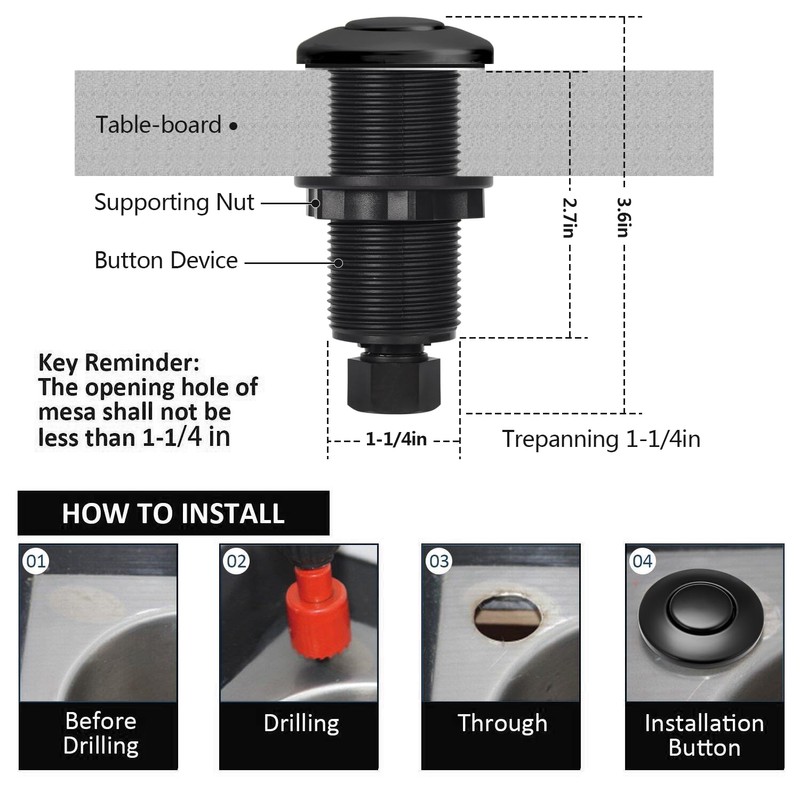 Briidea - Kit de interruptor de aire para eliminación de