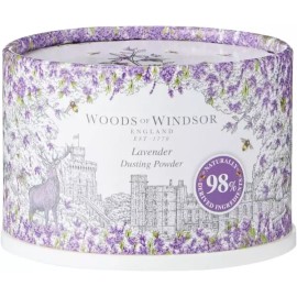 Woods of Windsor 여성용 퍼프가 포함된 우즈 오브 윈저 라벤더 바디 더스팅 파우더 3.5온스 Woods of Windsor Lavender Body Dusting Powder with Puff for Women 3.5oz [Lavender]