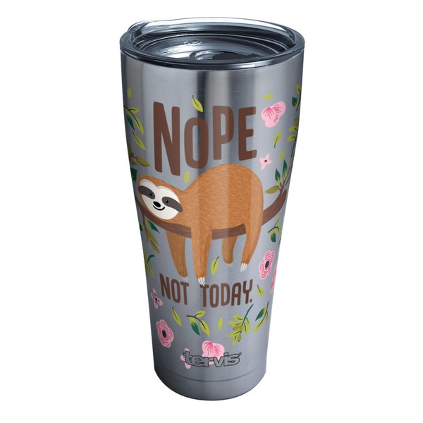 Tervis Sloth Nope Not Today Triple Walled Insulated Tumbler Travel