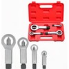 4PCS Nut Splitter Tool, Metal Heavy Duty Nut Splitter Breaker