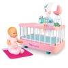 Nenuco Good Sleep Cradle with Baby Doll, Crib, and Accessories,