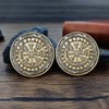 Viking Vegvisir Coin Viking Compass Coin Wayfinder Symbol Nordic Mythology