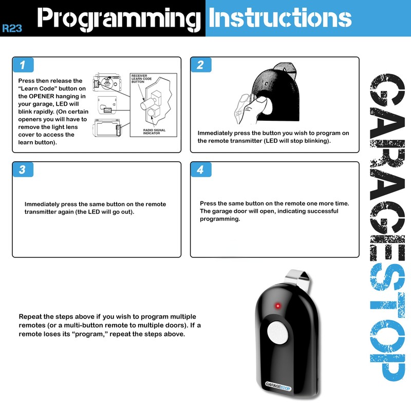 Garage Stop 2X for Genie ACSCTG Type 1 Replacement 1-Button