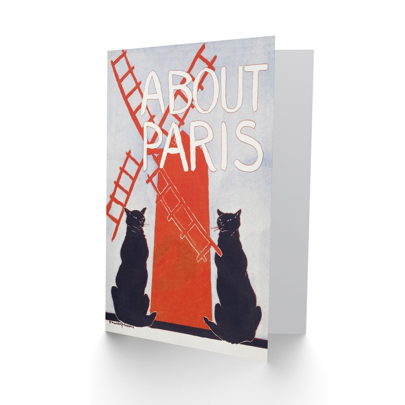 Artery8 Edward Penfield Art Card About Paris Travel Book Cover