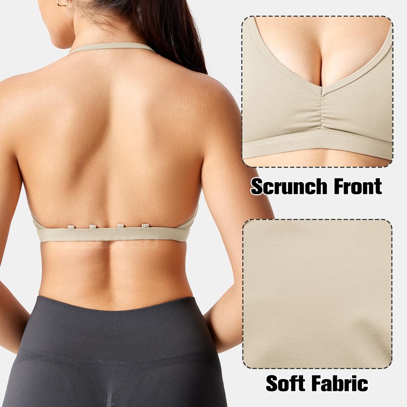 YEOREO womens, Light Khaki, Small