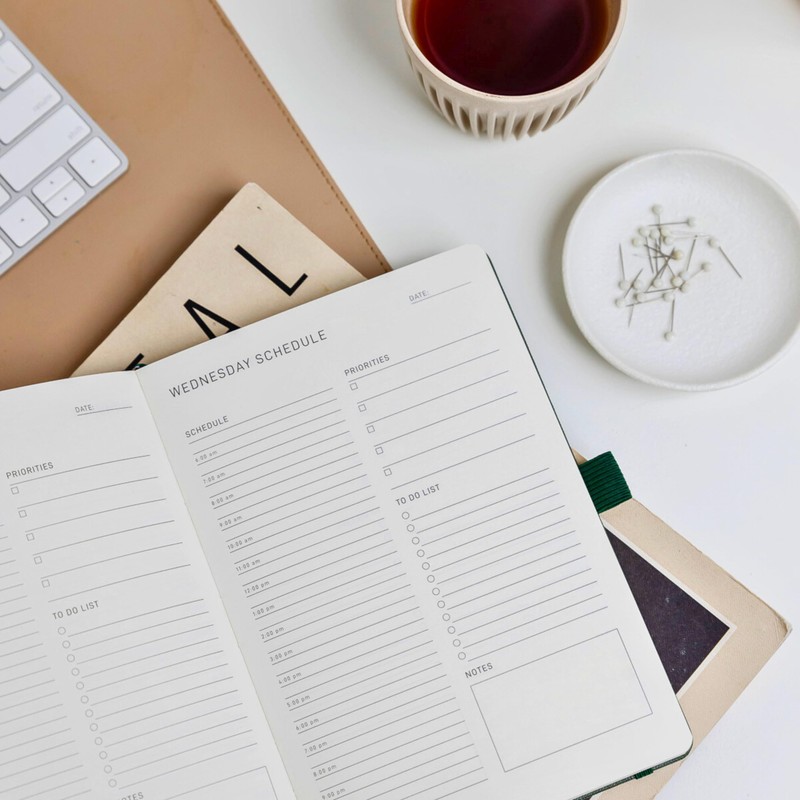 Scribble & Dot® A Daily Planner, Weekly and Monthly Planner