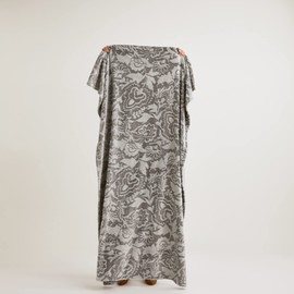 Vera Bradley Women's Fleece Plush Throw Blanket, Java Galaxy Gray Tonal, 80 X 50