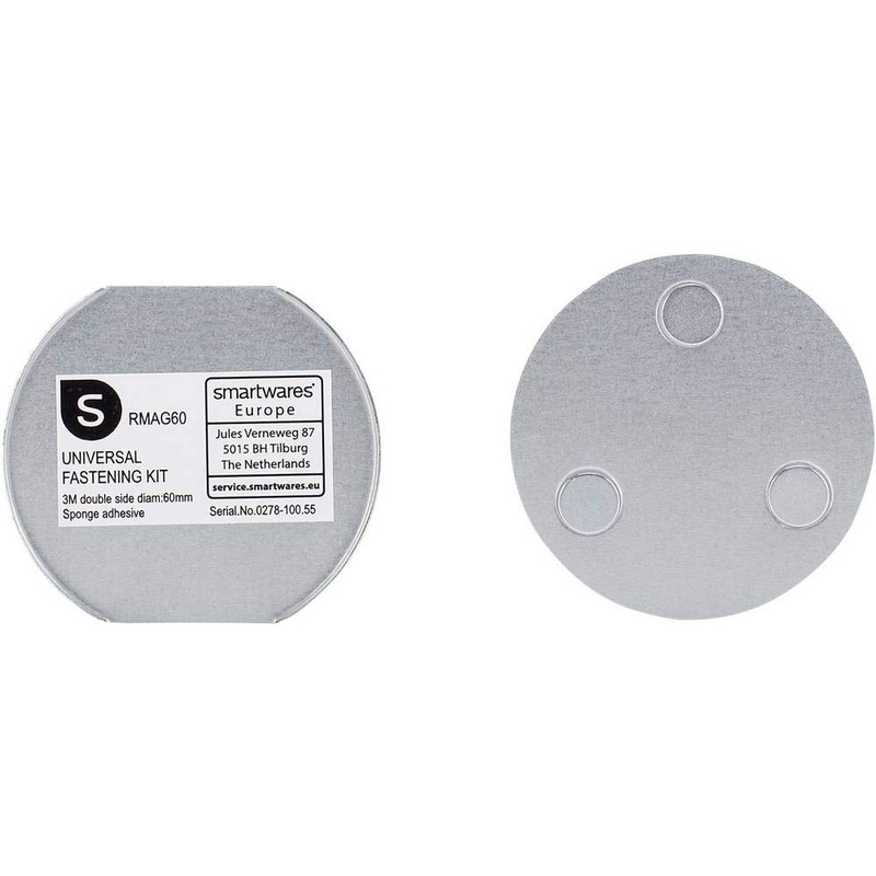Smartwares Magnetic Mounting Set, silver, 10.100.55 RMAG60