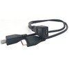 Traovien Micro USB Splitter Cable, Micro USB 1 Female to