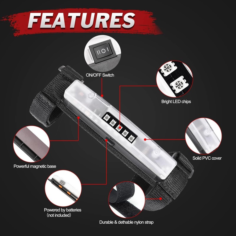 Lumimotor Universal Green LED Dome Light Roll Bar Mount LED