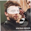 WOONEKY 50pcs Haircut Eye Shields Transparent Salon Visor Protector Comfortable