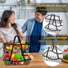2 Tier Countertop Fruit Basket for Kitchen, Portable Fruit Storage