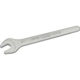 ASH Round Single Mouth Spanner Strong Type JISH (Chrome Plated) 0.3 inches (7 mm)