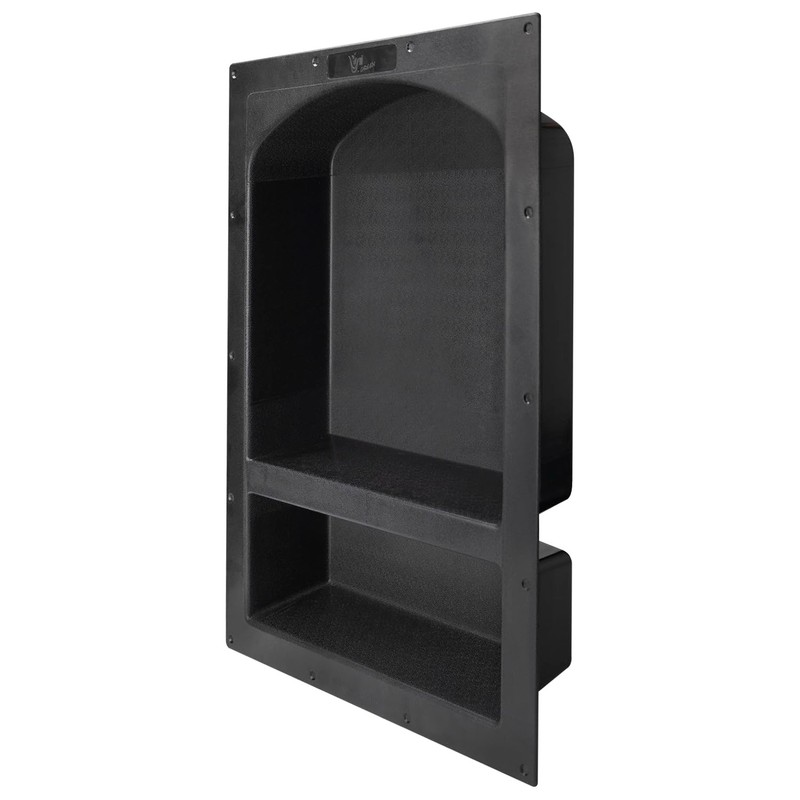 Uni-Green Recessed Shower Niche 17X25 Arch Double Shelf-Shower Cube for