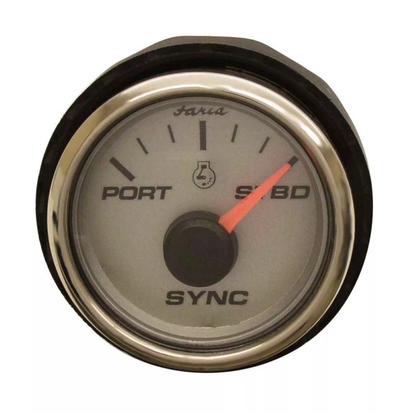 Rinker Boats Faria Boat Engine Synchronizer Gauge SYR902A | Diesel