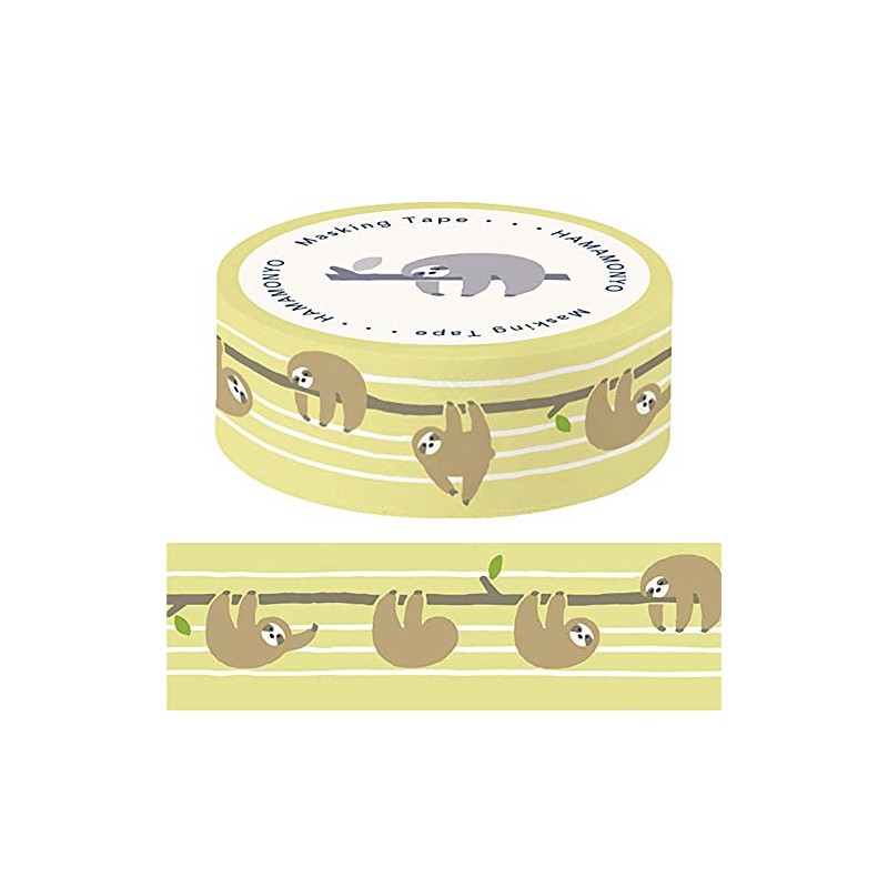 Hamamonyo Masking Tape Sloth Biyori