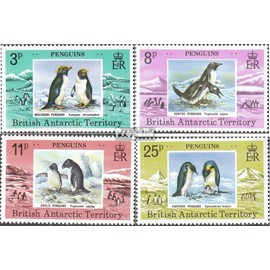 UK Areas Antarctica 74-77 (complete.issue.) Volume 1979 completeett unmounted mint/never hinged ** MNH 1979 penguins (Stamps for collectors) Birds