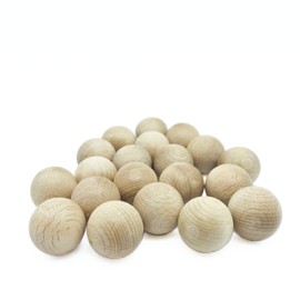 GERILEO Pack of 10/20 Table Football 33 mm - Beech Wood Football Balls, Table Football, Table Football, Table Football, Replacement Ball, Game (20 Balls)